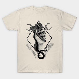 snake hand T-Shirt